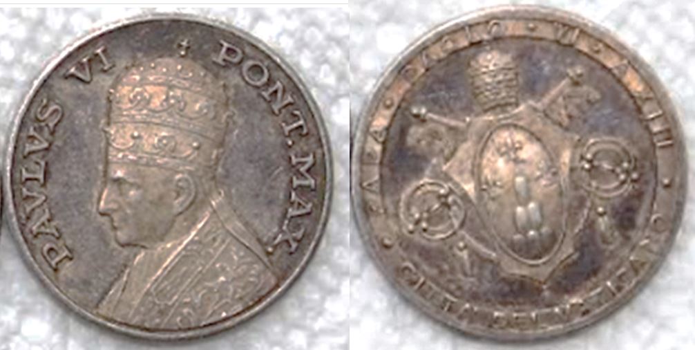 Vatican-Medal---Exonumia-John-Paul-VI-Silver?